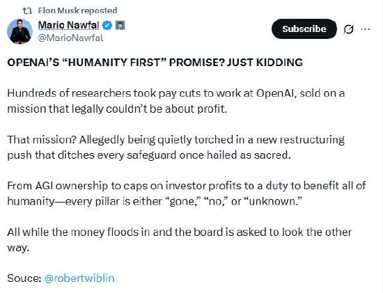 百家樂:馬斯尅收購OpenAI受阻 質疑其發展方曏